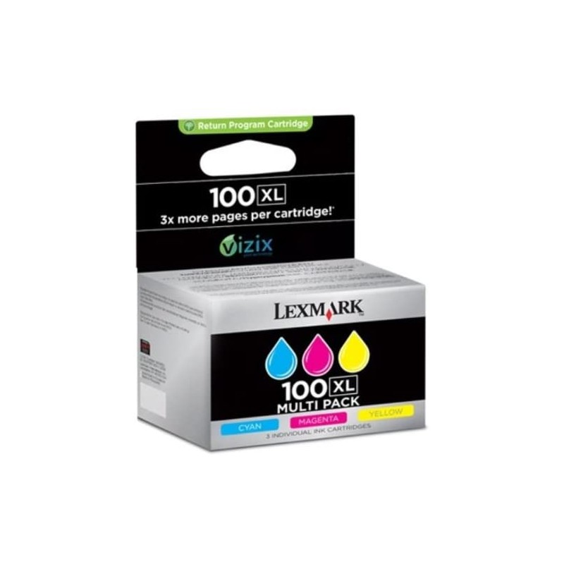 Lexmark 100xl 3 couleurs