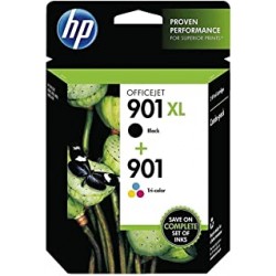 Pack hp 901xl noir + hp 901...