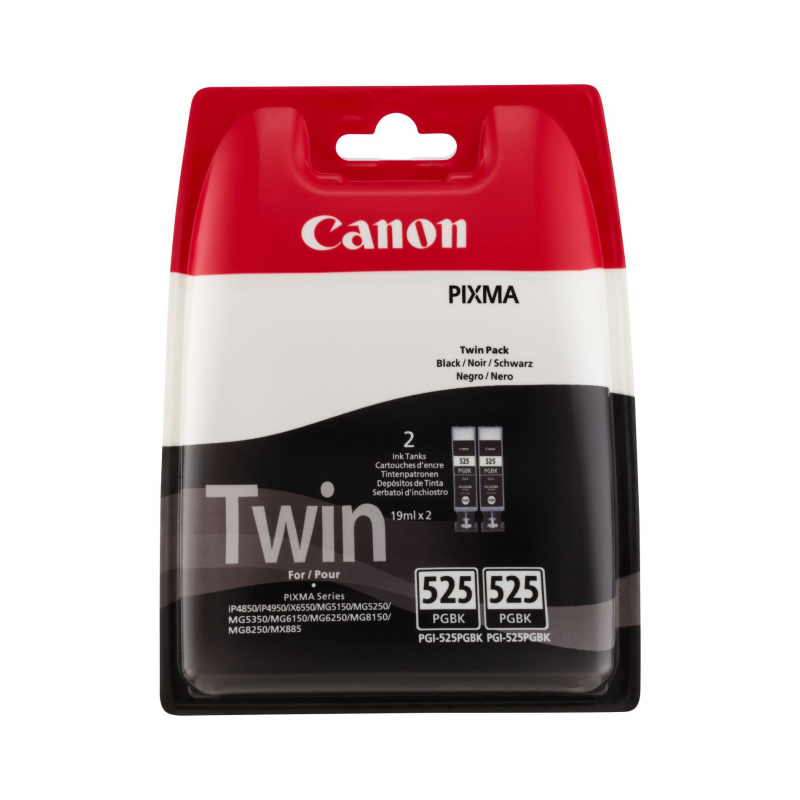 Canon PGI-525PGBK - Pack 2 cartouches d'encre noire
